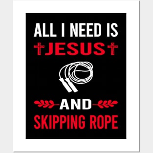 I Need Jesus And Skipping rope Posters and Art